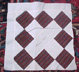 1840-50's Almira Fisk Antique Quilt Square