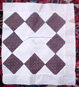 1840-50's Anna Rogers Antique Quilt Square