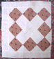 1840-50's Hannah Rogers Family Antique Quilt Square