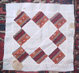 1840-50's Mrs. Thompson Family Antique Quilt Square