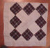 1840-50's Mrs. LH Kenyon Family Antique Quilt Square