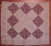 1840-50's Mrs. FHB Rogers Family Antique Quilt Square