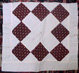 1840-50's Sarah H. Guy Family Antique Quilt Square