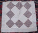 1840-50's Mrs. B.L. Wright Family Antique Quilt Square