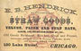 1860's E.B. Hendrick Hats Store Chicago