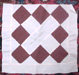 1840-50's Mrs. M.J. Whitham Family Antique Quilt Square