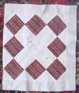 1840-50's John Rogers Family Antique Quilt Square