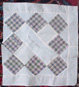 1840-50's Emma Axtel Family Antique Quilt Square