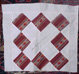 1840-50's Mrs. Lyman Wheeler Family Antique Quilt Square